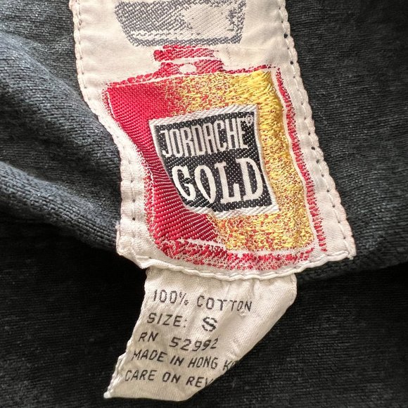90's Jordache Gold Black Jean Crop Jacket - Size Small - Picture 10 of 10